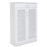 Kabinet këpucësh Sante pakoworld 20 palë e bardhë 80x37x123cm