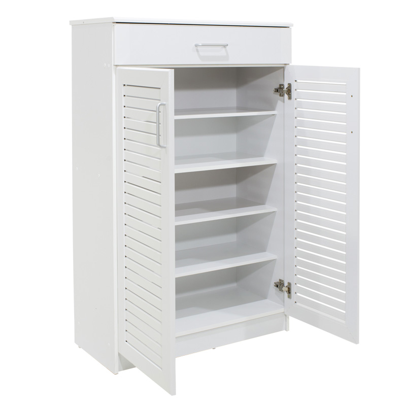 Kabinet këpucësh Sante pakoworld 20 palë e bardhë 80x37x123cm