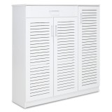 Kabinet këpucësh Sante pakoworld 30 palë e bardhë 120x37x123cm