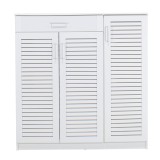 Kabinet këpucësh Sante pakoworld 30 palë e bardhë 120x37x123cm