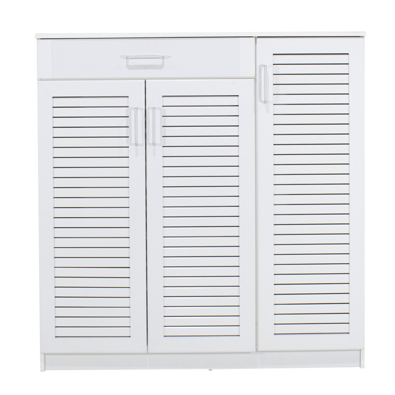 Kabinet këpucësh Sante pakoworld 30 palë e bardhë 120x37x123cm