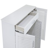 Kabinet këpucësh Sante pakoworld 30 palë e bardhë 120x37x123cm