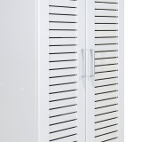 Dollap këpucësh Sante pakoworld 21 palë i bardhë i errët 60x37x183cm