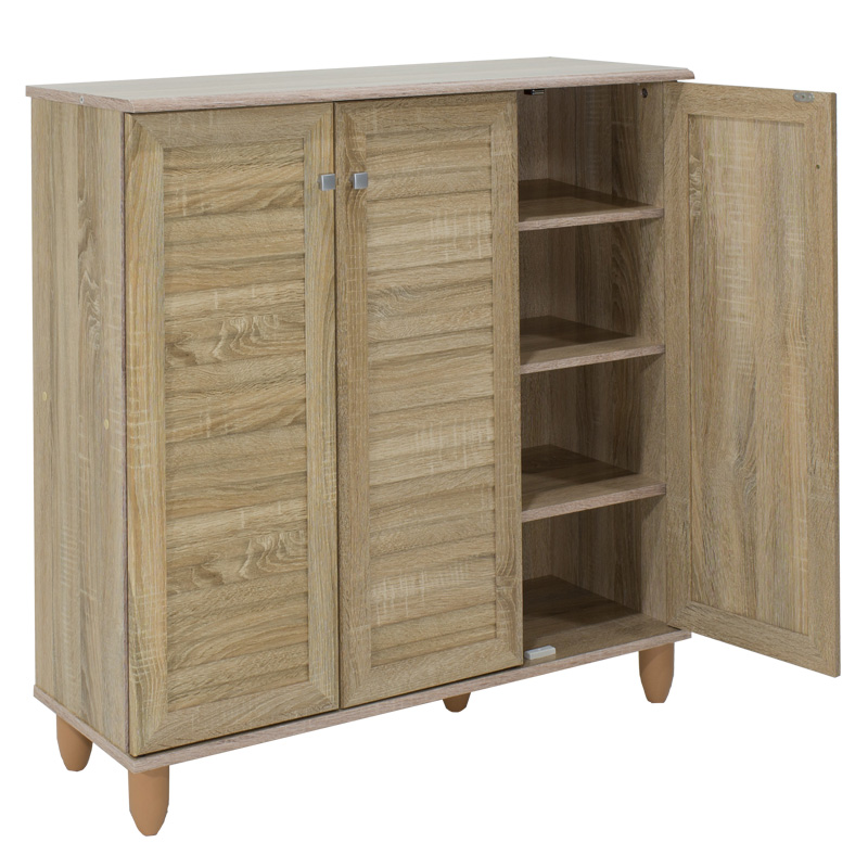 Dollap këpucësh SANTΟ pakoworld 16 palë SONOMA 89.5x34.5x91.5