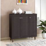 Dollap këpucësh SANTΟ pakoworld 16 palë wenge 89.5x34.5x91.5cm
