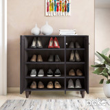 Dollap këpucësh SANTΟ pakoworld 16 palë wenge 89.5x34.5x91.5cm