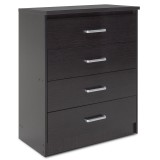 Komodin me 4 sirtarë Olympus pakoworld në ngjyrë wenge 80x40x95
