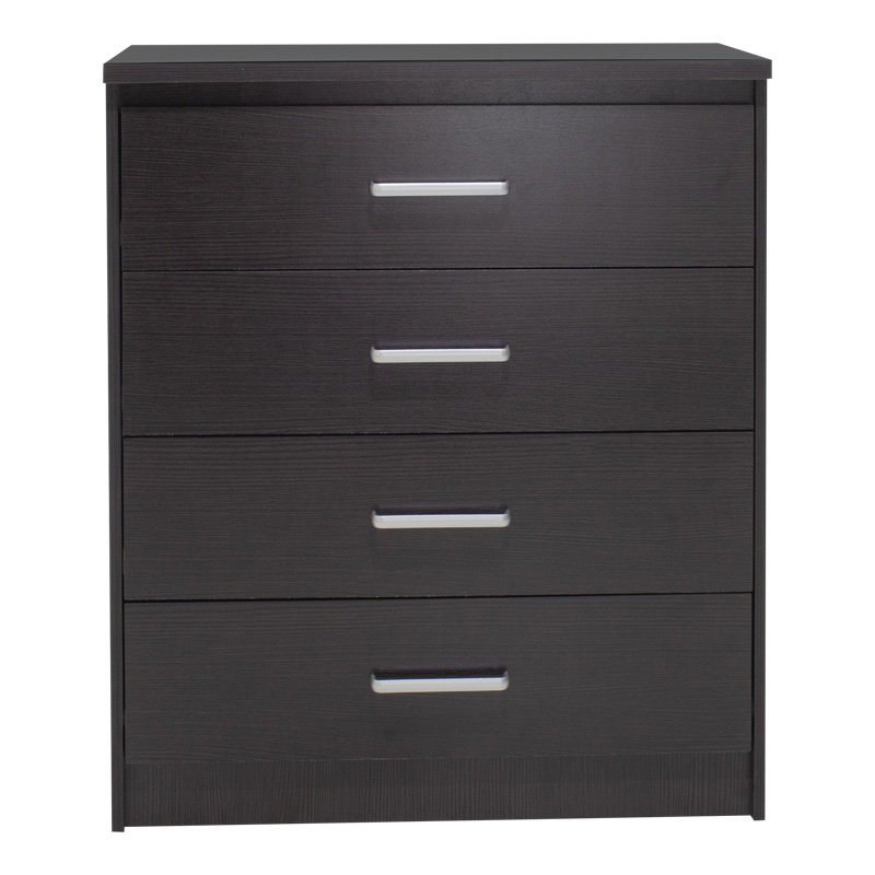 Komodin me 4 sirtarë Olympus pakoworld në ngjyrë wenge 80x40x95