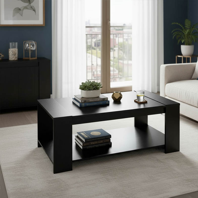 Tavolinë kafeje Olympus pakoworld në ngjyrë wenge 110x51x42,5