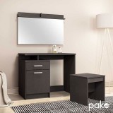 Tavolinë tualeti me pasqyrë Olympus pakoworld në ngjyrë wenge
