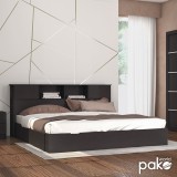 Komodinë Olympus pakoworld me 2 sirtarë në ngjyrë wenge 47,5x40,5x40,5