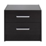 Komodinë Olympus pakoworld me 2 sirtarë në ngjyrë wenge 47,5x40,5x40,5