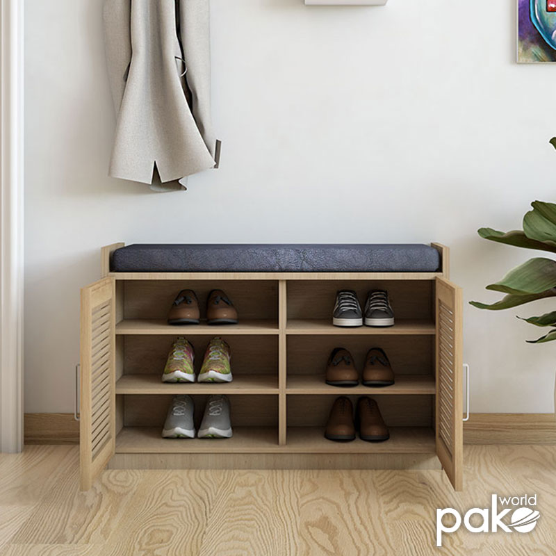 Stol kabineti këpucësh Crispy pakoworld 9 palë sonoma 94x34.5x60cm