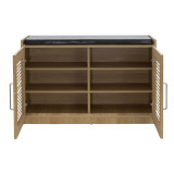 Stol kabineti këpucësh Crispy pakoworld 9 palë sonoma 94x34.5x60cm
