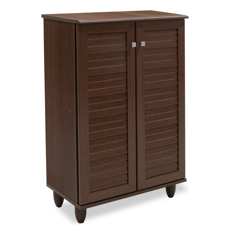 Dollap këpucësh SANTΟ pakoworld 10 palë arrë 60x34.5x91.5cm