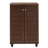 Dollap këpucësh SANTΟ pakoworld 10 palë arrë 60x34.5x91.5cm