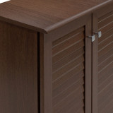Dollap këpucësh SANTΟ pakoworld 10 palë arrë 60x34.5x91.5cm