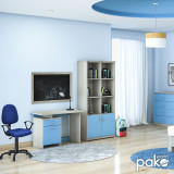 Librari për fëmijë Looney pakoworld castillo-blu 80.5x36.5x183.5