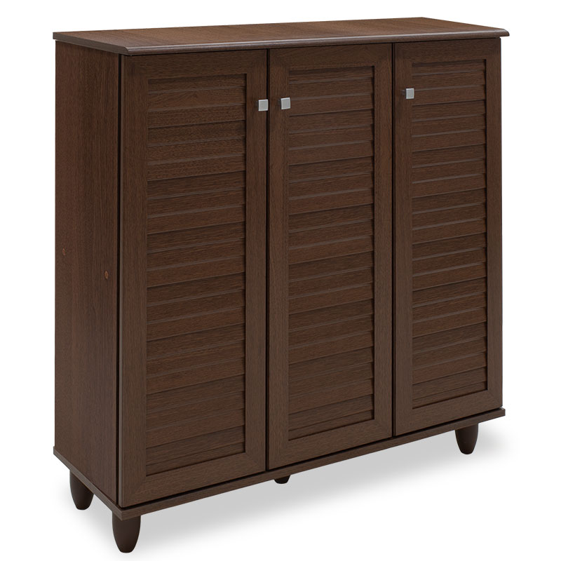 Dollap këpucësh SANTΟ pakoworld 16 palë arrë 89.5x34.5x91.5cm