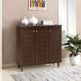 Dollap këpucësh SANTΟ pakoworld 16 palë arrë 89.5x34.5x91.5cm