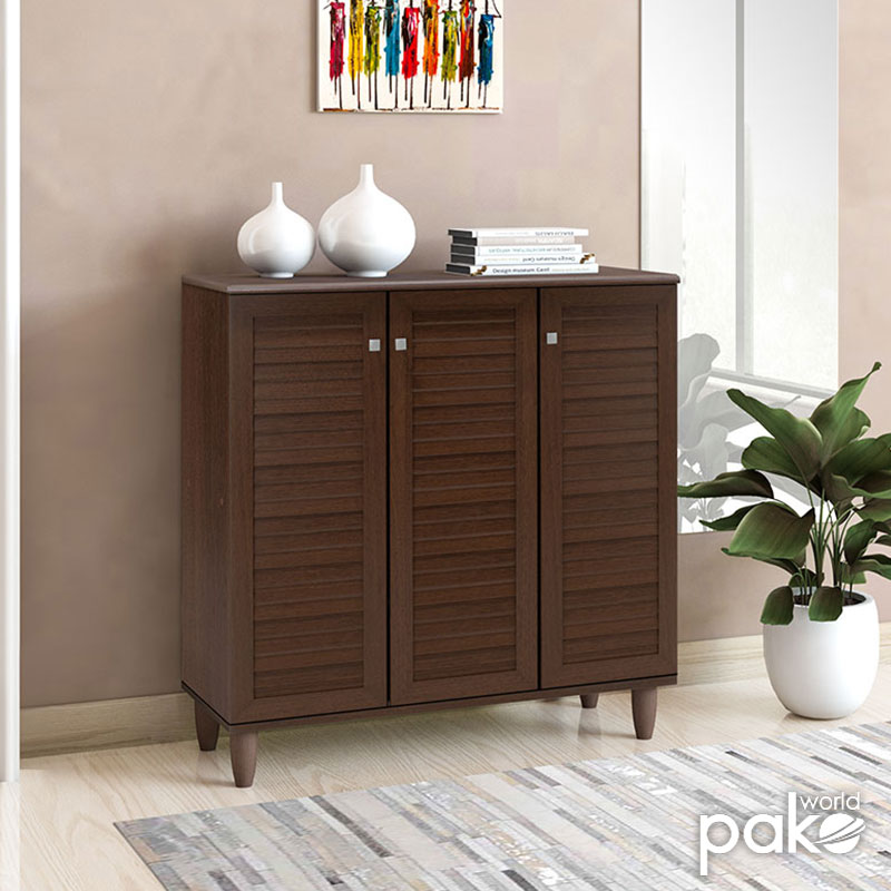 Dollap këpucësh SANTΟ pakoworld 16 palë arrë 89.5x34.5x91.5cm
