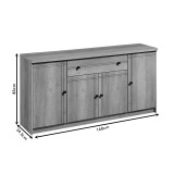 Bufe Libby pakoworld lis 160x39.5x83cm
