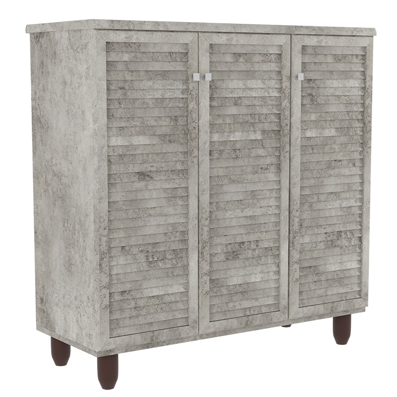 Dollap këpucësh SANTO pakoworld 16 palë antike antracit 89.5x34.5x91.5cm