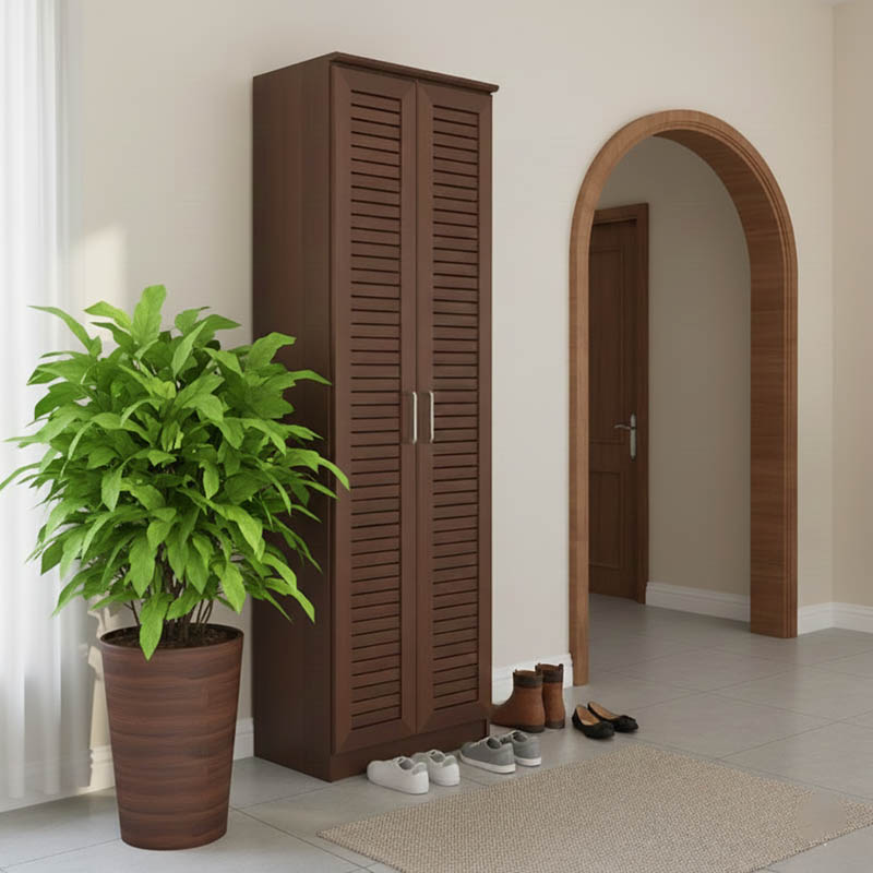 Dollap këpucësh Sante pakoworld 21 palë arrë 60x37x183cm