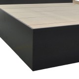Krevat dopio OLYMPUS pakoworld në ngjyrë wenge 140x200cm
