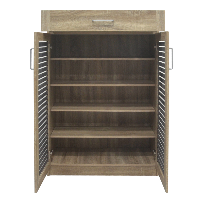 Kabinet këpucësh Sante pakoworld 20 palë sonoma-gri e errët 80x37x123cm