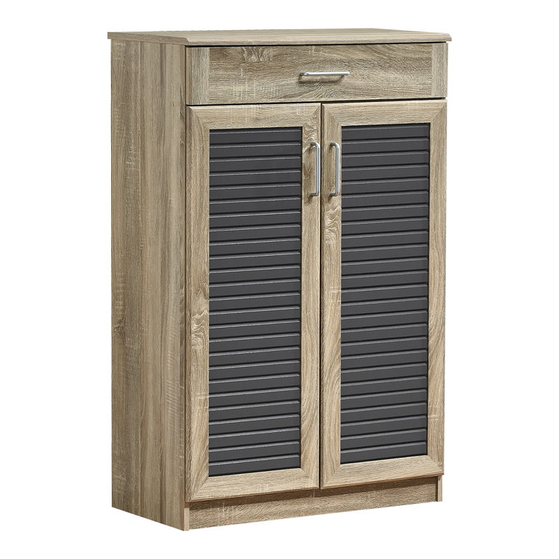 Kabinet këpucësh Sante pakoworld 20 palë sonoma-gri e errët 80x37x123cm
