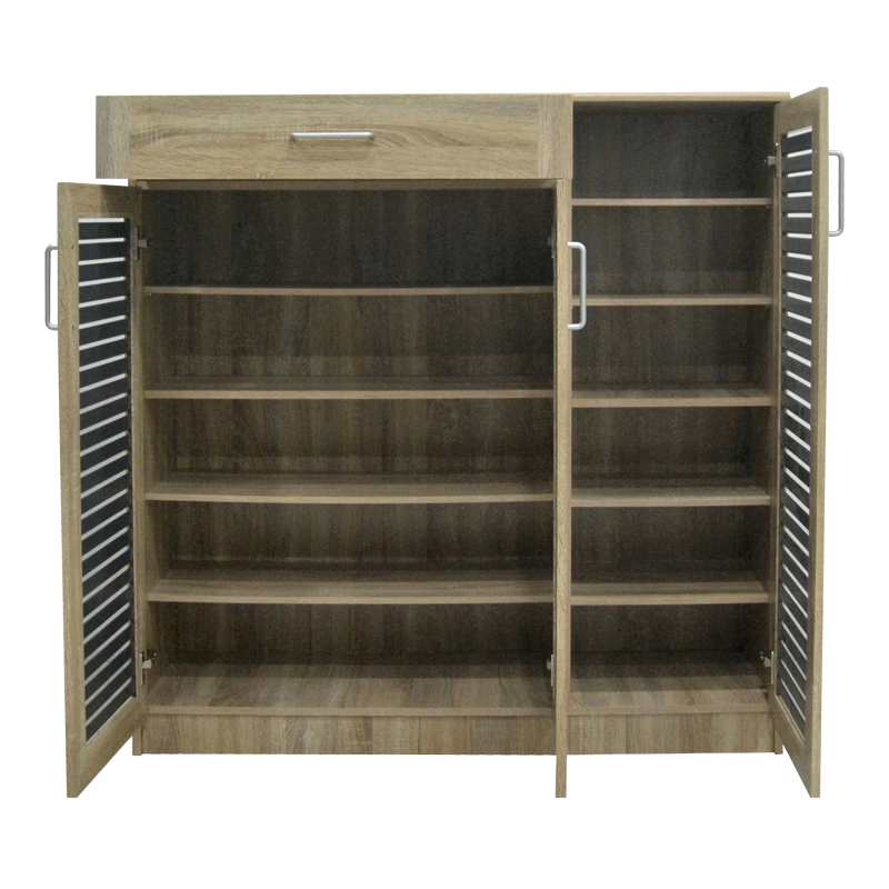 Dollap këpucësh Sante pakoworld 30 palë në ngjyrë SONOMA-gri e errët 120x37x123cm