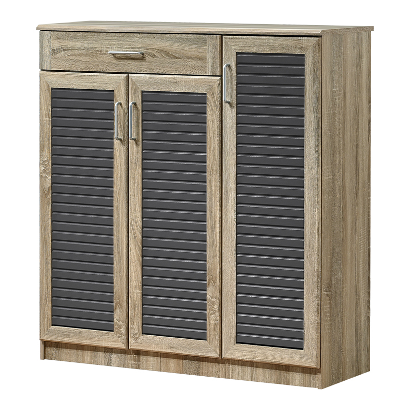 Dollap këpucësh Sante pakoworld 30 palë në ngjyrë SONOMA-gri e errët 120x37x123cm