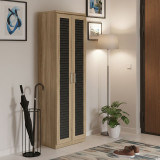 Kabinet këpucësh Sante pakoworld 21 palë sonoma 60x37x183cm
