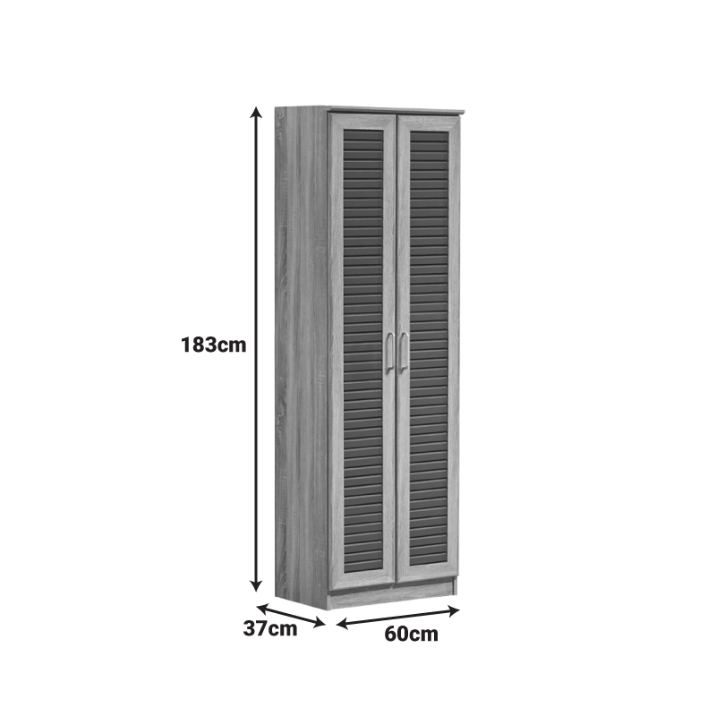 Kabinet këpucësh Sante pakoworld 21 palë sonoma 60x37x183cm