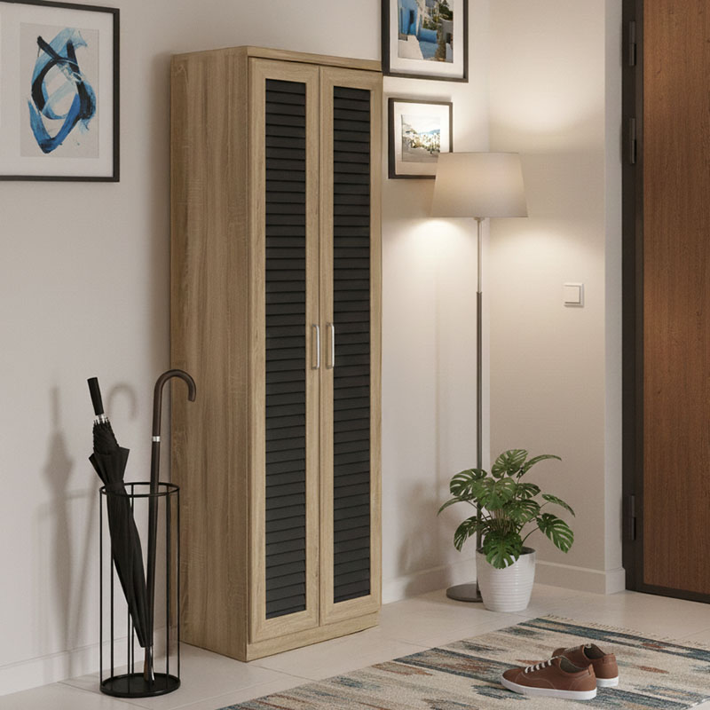 Kabinet këpucësh Sante pakoworld 21 palë sonoma 60x37x183cm