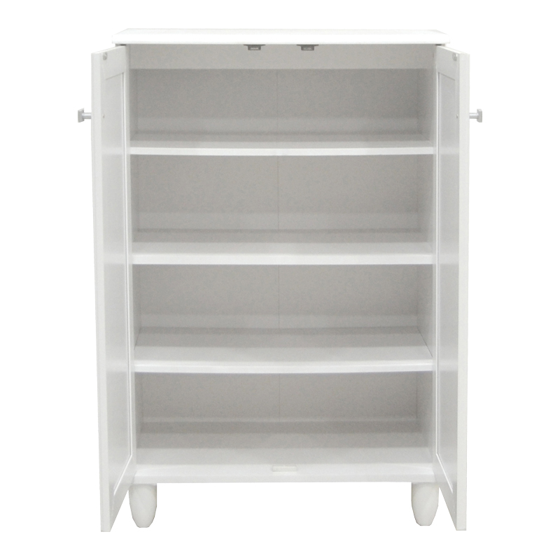 Kabinet këpucësh Santo pakoworld 10 palë në ngjyrë të bardhë 60x34.5x91.5cm