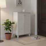 Kabinet këpucësh Santo pakoworld 10 palë në ngjyrë të bardhë 60x34.5x91.5cm
