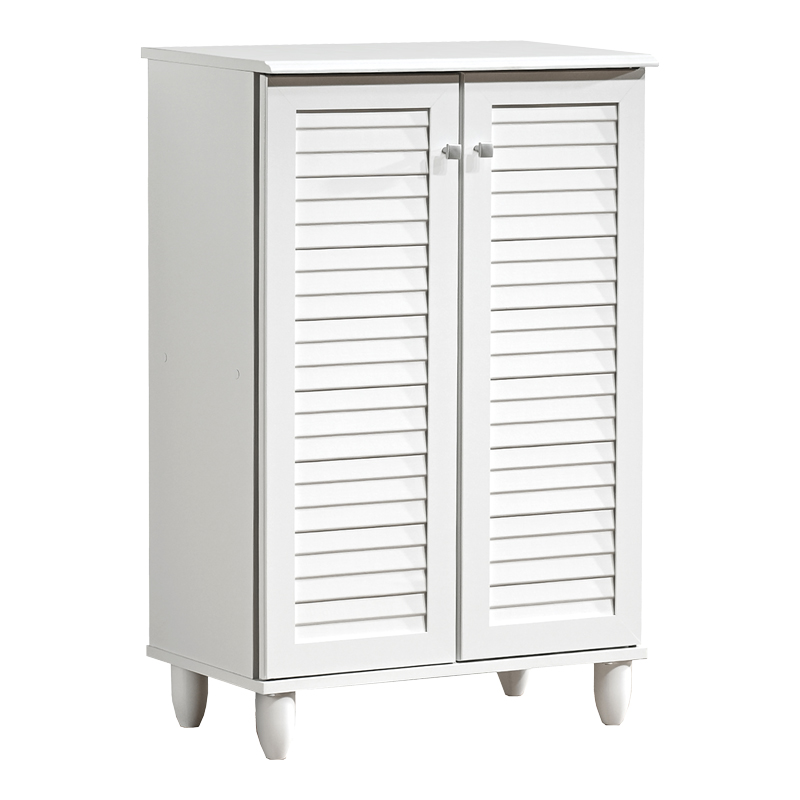 Kabinet këpucësh Santo pakoworld 10 palë në ngjyrë të bardhë 60x34.5x91.5cm