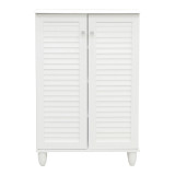 Kabinet këpucësh Santo pakoworld 10 palë në ngjyrë të bardhë 60x34.5x91.5cm