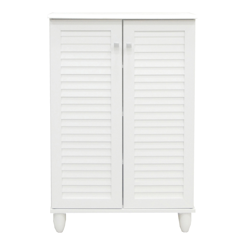 Kabinet këpucësh Santo pakoworld 10 palë në ngjyrë të bardhë 60x34.5x91.5cm