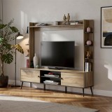 Set TV Zezan pakoworld në ngjyrë SONOMA-gri e errët 182.5x40x162cm