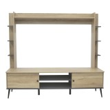 Set TV Zezan pakoworld në ngjyrë SONOMA-gri e errët 182.5x40x162cm