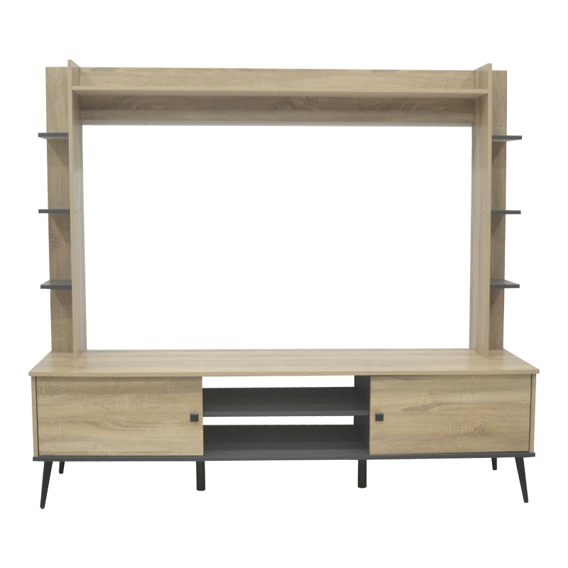 Set TV Zezan pakoworld në ngjyrë SONOMA-gri e errët 182.5x40x162cm
