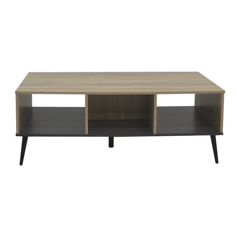 Tavolinë kafeje Zezan pakoworld në ngjyrë SONOMA-gri e errët 121x60x44.5cm