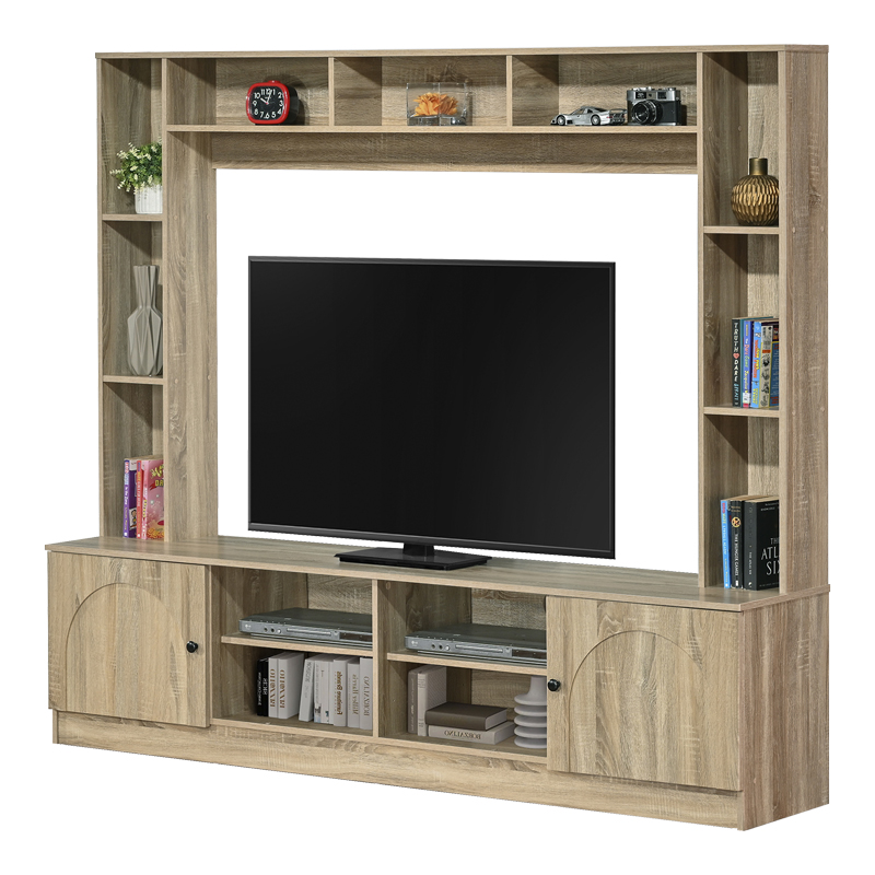 Set TV Ambera pakoworld ngjyrë SONOMA 200x40x171.5cm