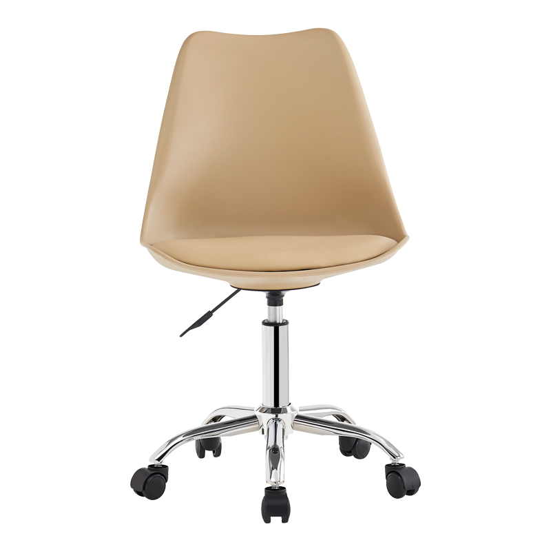 Karrige zyre Gaston II pakoworld pp-pu cappuccino 48x57x77-90cm