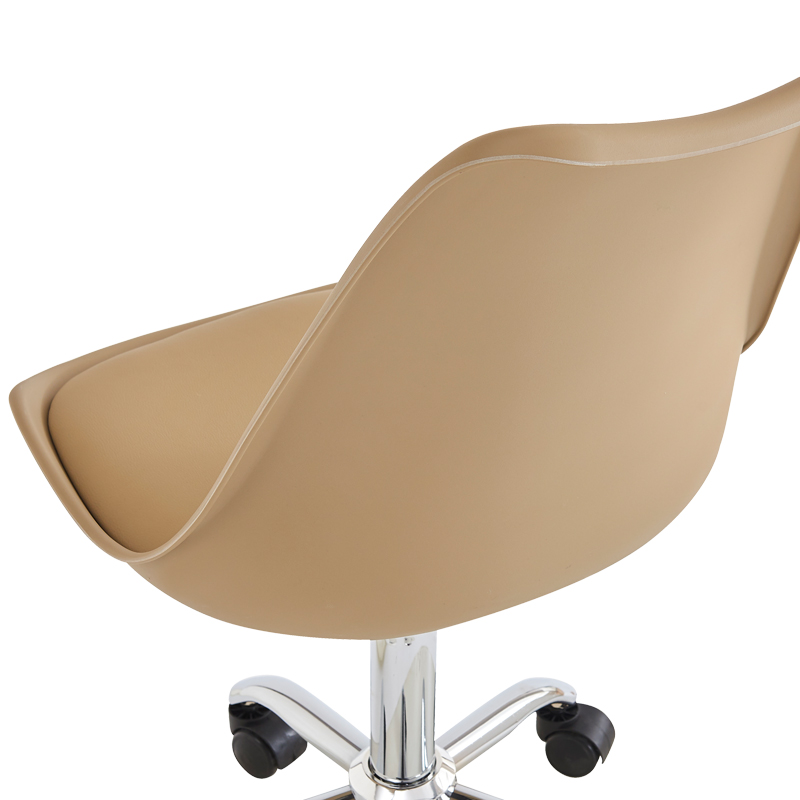 Karrige zyre Gaston II pakoworld pp-pu cappuccino 48x57x77-90cm