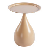 Tavolinë anësore Samino pakoworld metal në nuancë kapuçino D39x46cm
