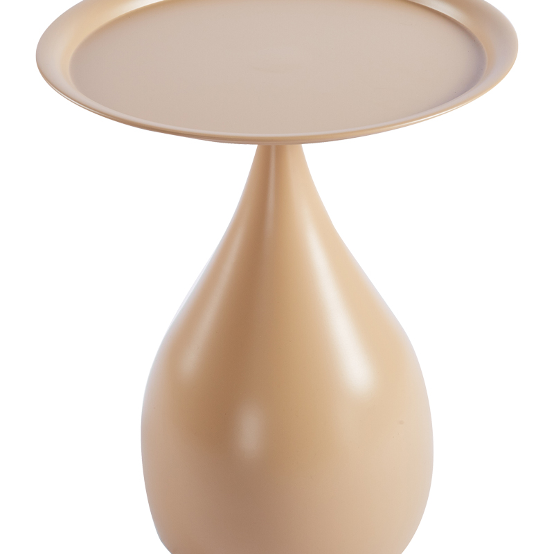 Tavolinë anësore Samino pakoworld metal në nuancë kapuçino D39x46cm